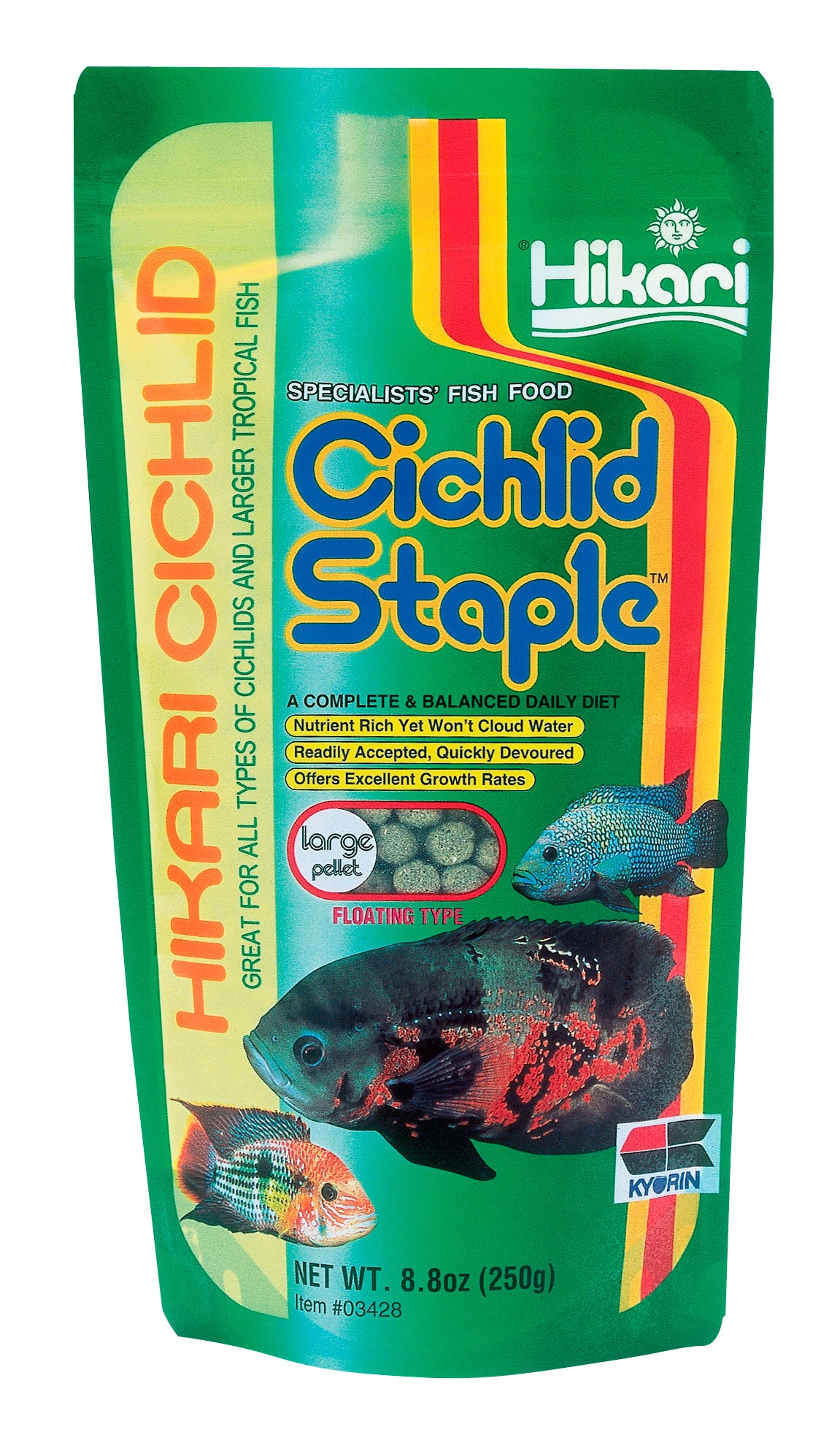 Hikari - Cichlid Staple - LG Pellet - 8.8 oz.