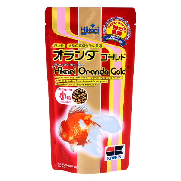 Oranda Gold Mini A Dry Food From Hikari For Goldfish