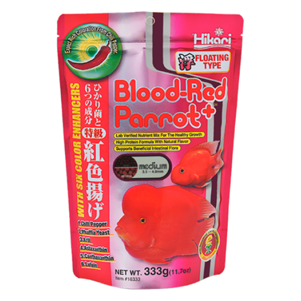 Blood Red Parrot+ Medium A Dry Food From Hikari For Cichlid