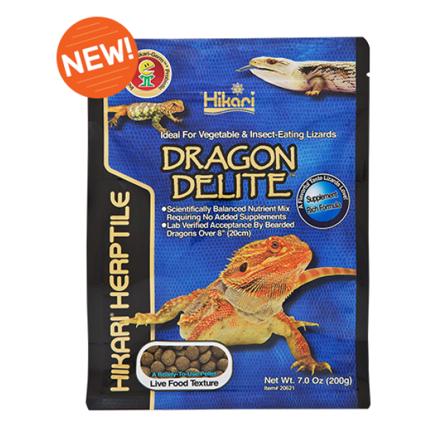 Dragon Delite Pellet A Dry Food From Hikari For Reptile