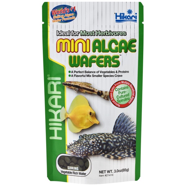 Mini Algae Wafers A Dry Food From Hikari For Freshwater