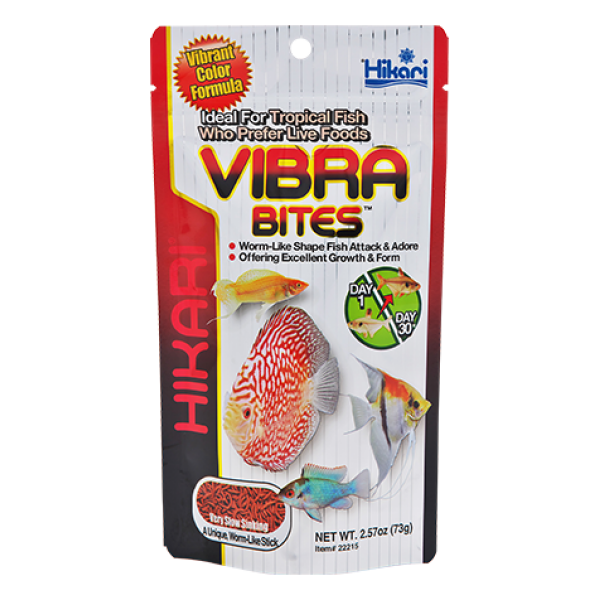 Vibra Bites Stick A Dry Food From Hikari For Freshwater