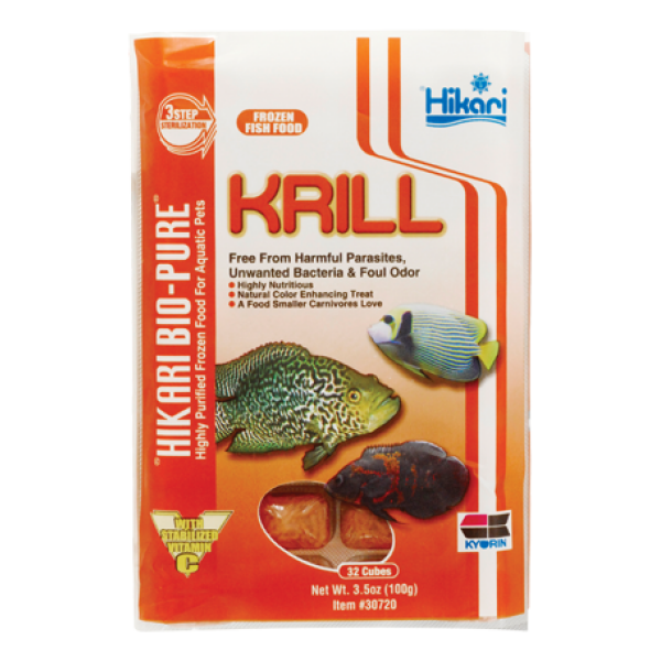 Krill Cube A Frozen Food From Hikari For Saltwater Krill Cube A Frozen Food From Hikari For Saltwater