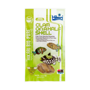 Clam On A Half Shell Flat 4 Oz A Frozen Food From Hikari For Saltwater