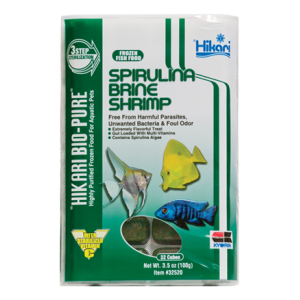 Spirulina Brine Shrimp  A Frozen Food From Hikari For Saltwater