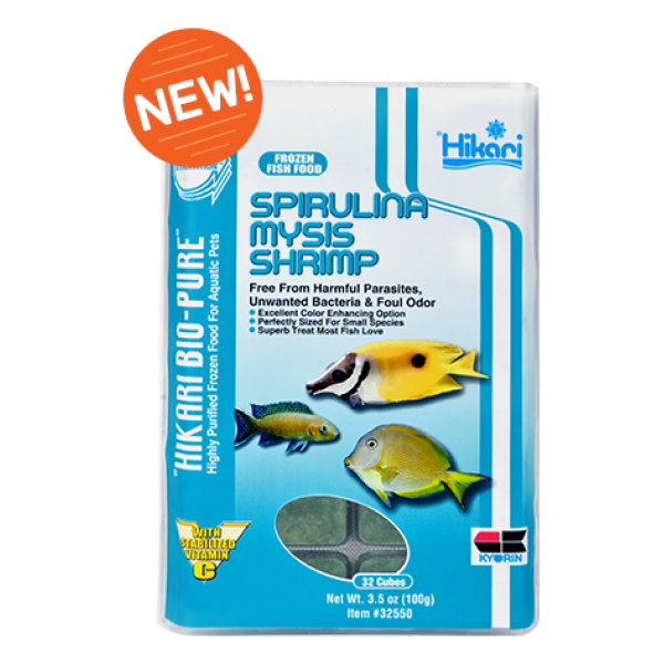 Spirulina Mysis Shrimp  A Frozen Food From Hikari For Saltwater