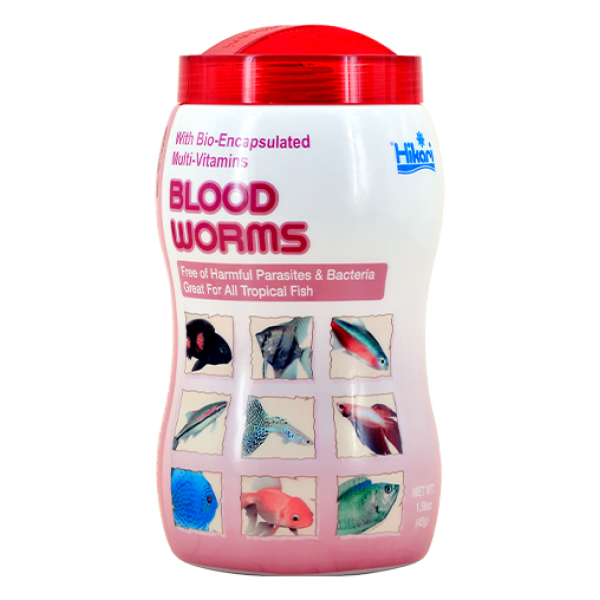 Fd Blood Worms Loose A Dry Food From Hikari For Saltwater