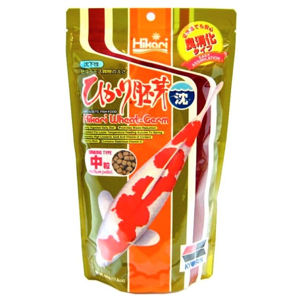 Sinking Wheat Germ Medium A Dry Food From Hikari For Koi