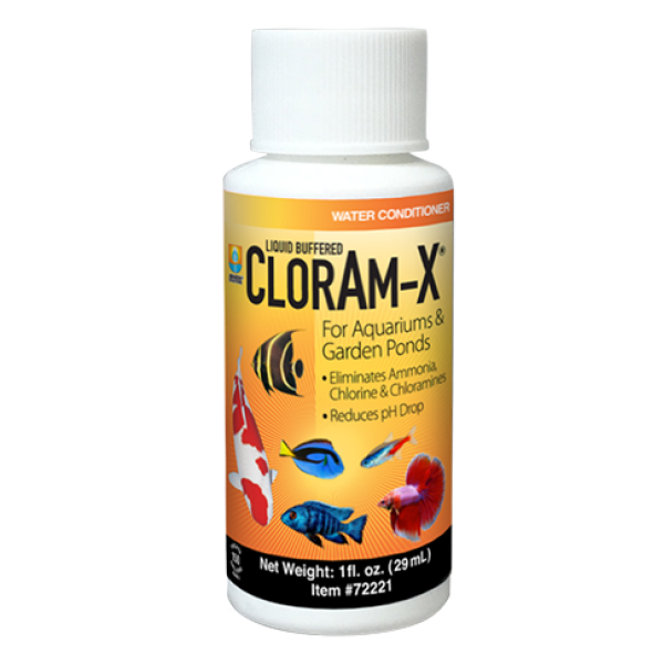 Cloram-X Ammonia Remover 1 oz by Hikari – Essential pond maintenance for fresh & salty tanks! Treats 60 gal of aquarium worries!