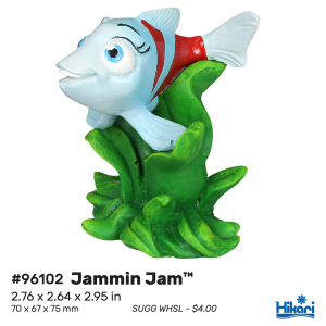 Weird Waters Jams 2.8" - Unique Hikari Resin Decor for Freshwater Aquascaping Enthusiasts! Dive into creativity!