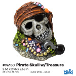 Pirate Skull Aquarium Decor by Hikari