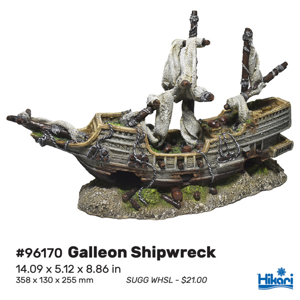Galleon Shipwreck Decor by Hikari