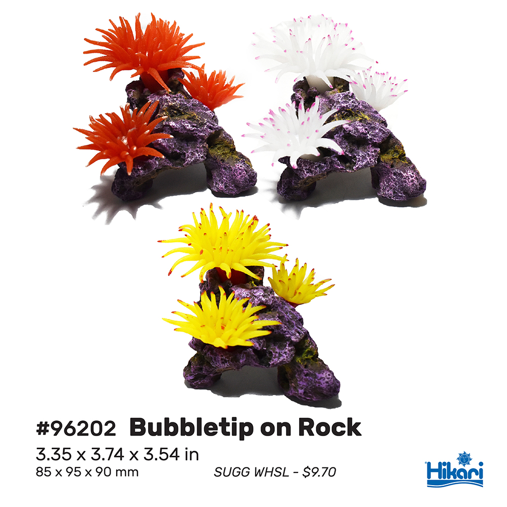 Hikari - AS Resin - SW Bubbletip on Rock 3.54" (3 pack)