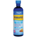 Pimafix Antifungal Treatment 16 oz by API - Your go-to remedy for fresh and salty aquarium health! Cure fungal infections with ease.