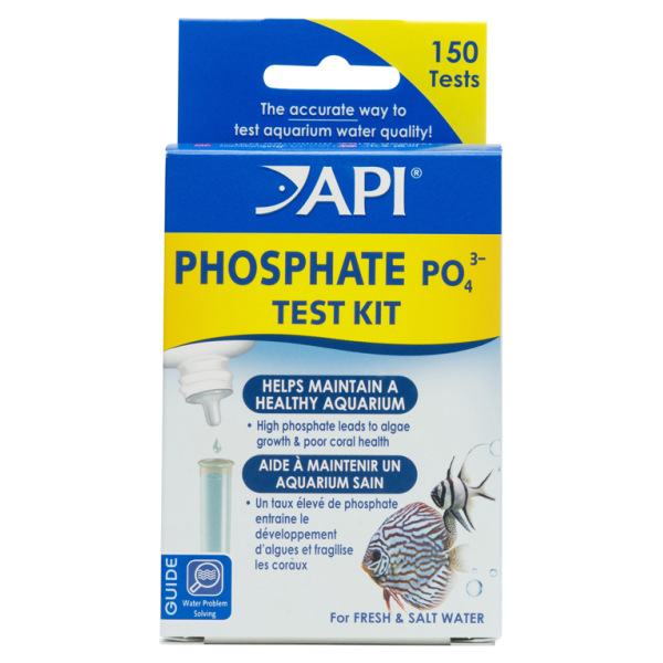 FW/SW Phosphate Test Kit by API - Essential for monitoring phosphate levels in your freshwater and saltwater aquariums!