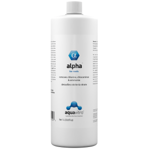 Seachem AquaVitro Alpha 1L - Boost saltwater health with this essential aquarium additive for vibrant aquatic life!