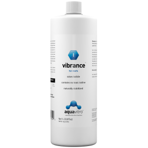 AquaVitro Vibrance 1L Additive for vibrant saltwater aquariums—enhance your aquatic life and watch them thrive!