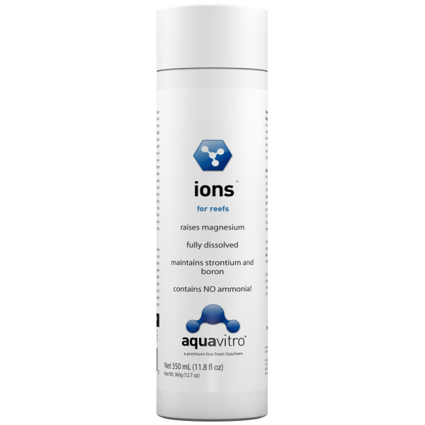 AquaVitro Ions 350 ml - A vital coral nutrition additive for fresh & salty aquariums! Dive into healthy aquatic life!