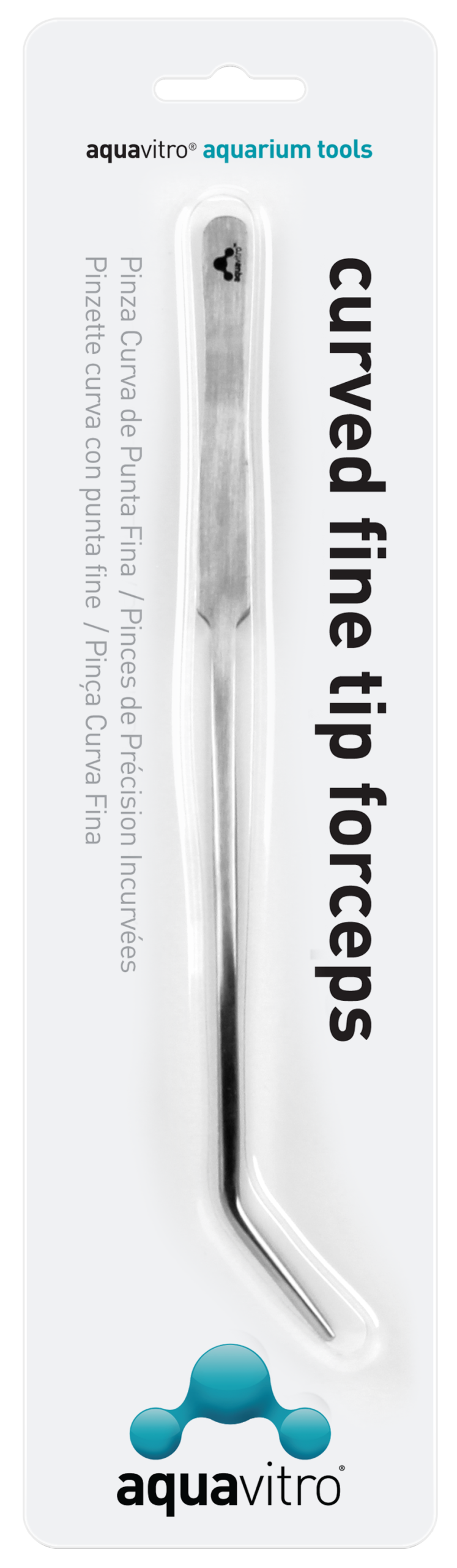 Seachem - AquaVitro - Curved Fine Tip Forceps - 25 cm.