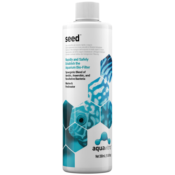 AquaVitro Seed 350 ml: Boost your aquarium's eco-balance with our top-notch bacteria additives for freshwater & saltwater!