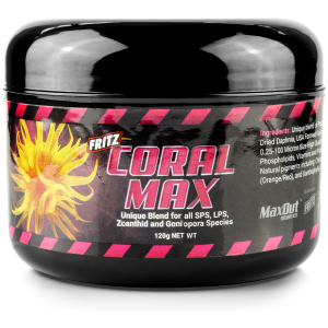 Fritz Coral Max 120gm - Boost your aquarium's growth and health with these fresh and salty additives for marine and reef care!