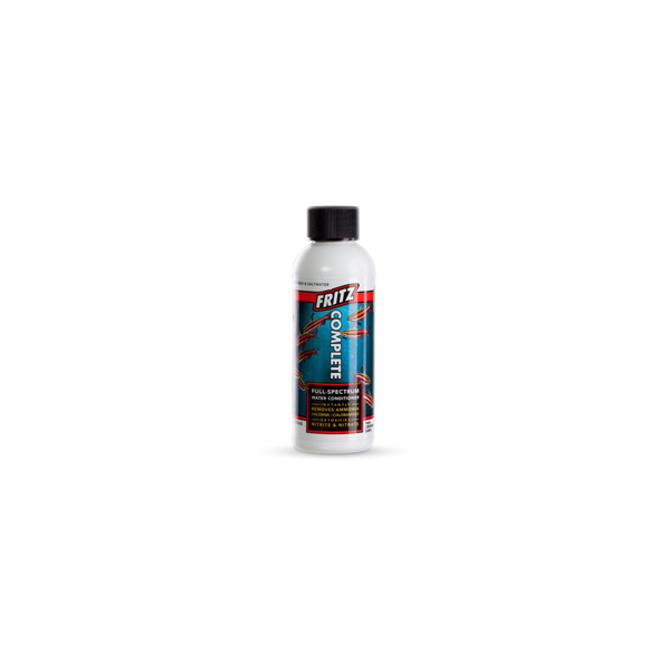 Fritz Complete Water Conditioner 4 oz for freshwater & saltwater tanks—your aquatic health solution for happy fish!