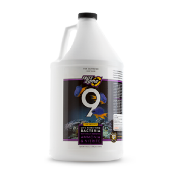 FritzZyme 9 Saltwater Nitrifying Bacteria (1 gallon) for marine tanks - boost beneficial bacteria for a thriving aquarium!