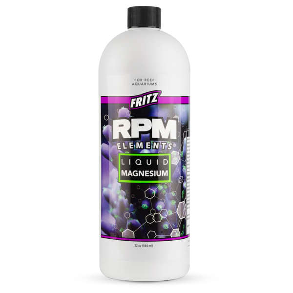 Fritz RPM Liquid Magnesium 32 oz - Boost your salty or fresh tank's vitality with this high-quality supplement!