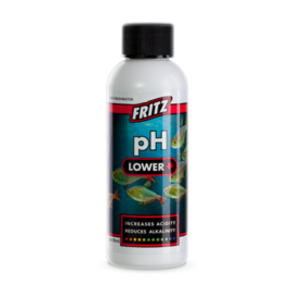 Fritz pH Lower 4 oz - Get your freshwater tank in tip-top shape with this pH balance solution for aquatic health!