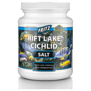 Rift Lake Cichlid Salt 1.25lb by Fritz – Essential mineral boost for your freshwater or saltwater cichlid tanks!