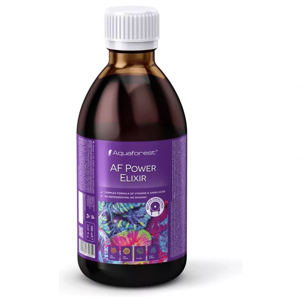Aquaforest Power Elixir 1000ml - Boost coral health in freshwater & saltwater aquariums with this essential nutrition additive!
