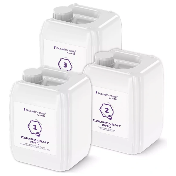 Aquaforest Component 1-2-3: Pro Additives for Fresh & Salty Aquariums Aperture Aquaforest Component 1-2-3 Professional - 500ml: Essential aquarium additives for vibrant
