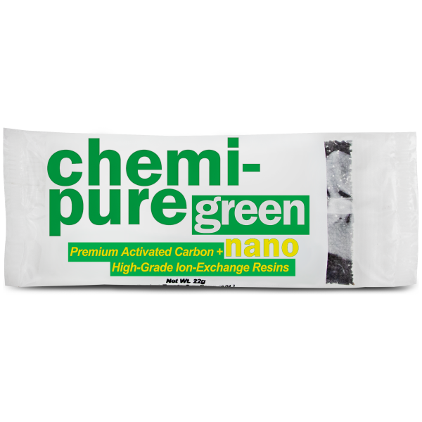 Chemi-Pure Green filter media for nano aquariums (freshwater & saltwater) - keep your aquatic friends thriving and water crystal clear!