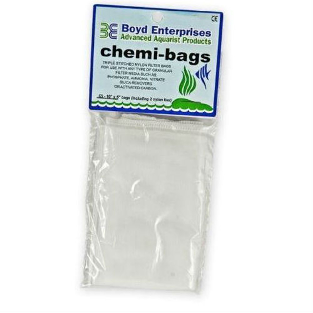 Chemi Pure - Bags - 4.5" x 9" (2 bags/2 ties)