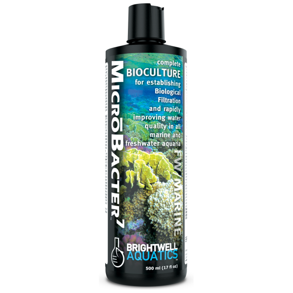 Brightwell Microbacter7 250 ml - Bacteria cycling solution for fresh and salty aquariums