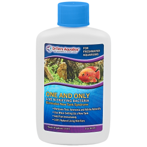 Freshwater One & Only 2 oz by Dr. Tim's Aquatics: Perfect bacteria starter for a healthy aquarium cycle! Ideal for up to 30 gal.