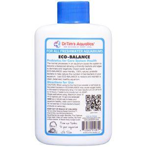 Freshwater Eco-Balance by Dr. Tim's Aquatics - 4 oz bacteria supplement for cycling your fish tank and keeping it eco-friendly!