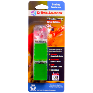 Dr. Tim's Waste-Away Gel Shrimp Small for fresh & salty tanks—keep your aquarium sparkling clean!