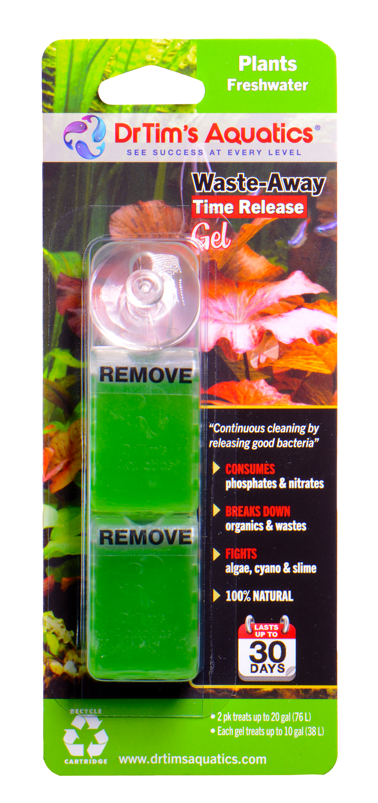 Waste Away Gel - Plant - SM (20 gal / 2 pk)