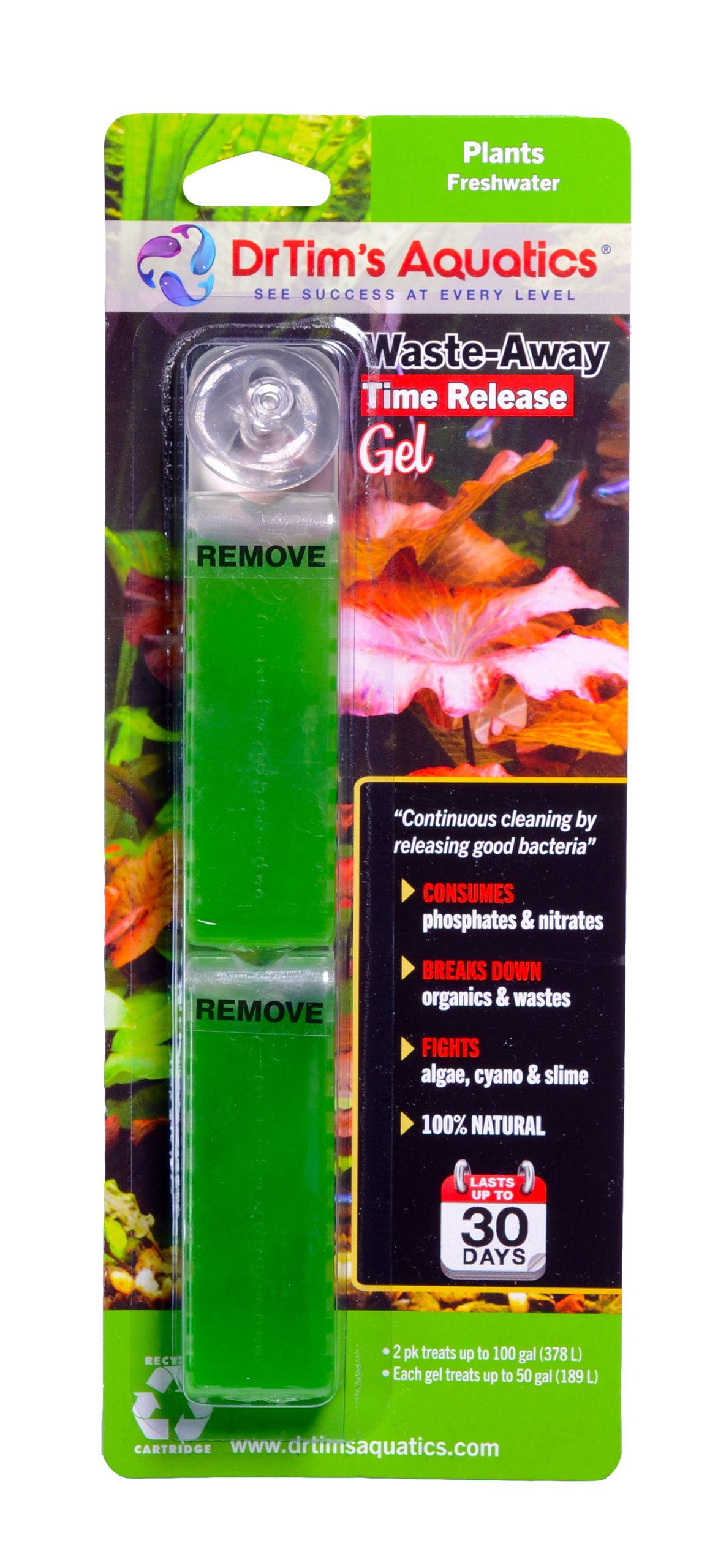 Waste Away Gel - Plant - MED (up to 100 gal / 2pk)