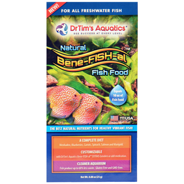 Nutritious 0.88 oz Freshwater Fish Food by Dr. Tim's Aquatics – a tasty treat for your aquatic pals! Perfect for healthy tanks!