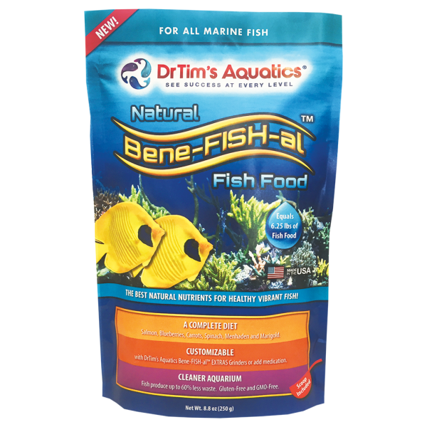 Dr. Tim's Aquatics Marine Fish Food Economy Pack - 8.8 oz: Fresh & salty nutrition for happy fish in your aquarium!