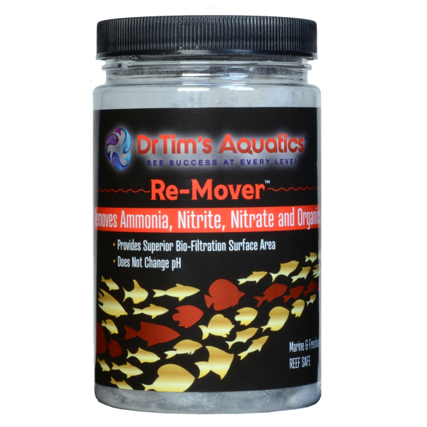 Re-Mover Filter Media 16 oz by Dr. Tim's Aquatics - The perfect solution for pristine freshwater & salty waters!
