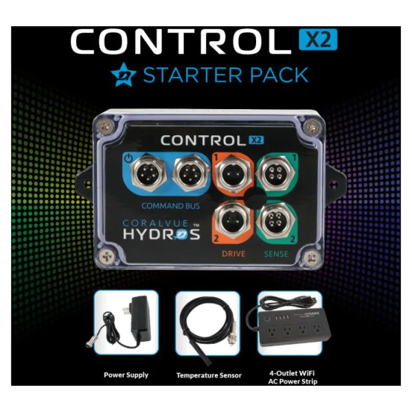 HYDROS Control X2 Starter Pack by CoralVue — the must-have cleaning kit for freshwater & saltwater tanks! Dive into pristine maintenance!