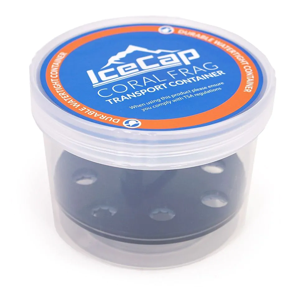 IC - Ice Cap Coral Frag Transport Container - 8 holes