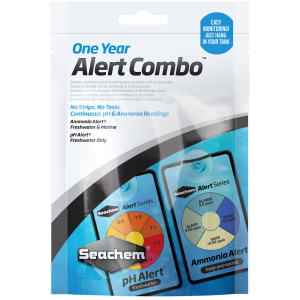 Seachem Alerts Combo Pack 1 Year - Essential tank safety kit for fresh and salty aquariums