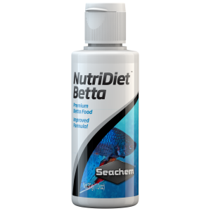 Seachem NutriDiet Betta w Probiotics 1.75 oz - Delicious dry food for vibrant bettas in freshwater aquariums!