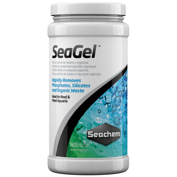 Seachem SeaGel 250 ml - Freshwater & Saltwater Aquarium Maintenance Seachem SeaGel 250 ml - Your go-to for pristine freshwater and saltwater aquaria! Keep your aquatic friends happy and healthy!
