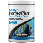 NutriDiet Marine Plus Flakes 100g by Seachem - Elevate your reef with nutritious fish food for happy and healthy aquatic life!