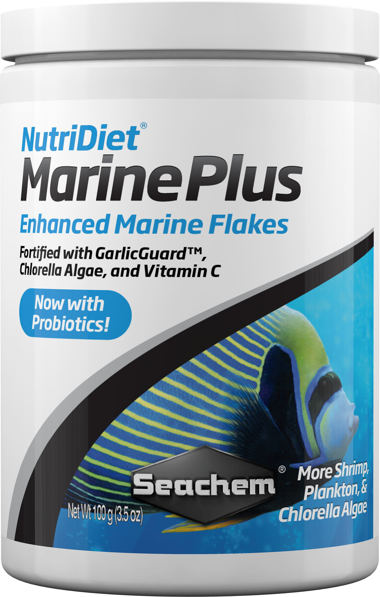 Seachem - Marine Plus Flakes w/Probiotics - 100 g. (3.5 oz..)